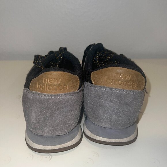 New Balance Black Suede Sneakers, US 6.5 - Picture 3 of 4